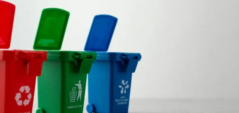 bennes pour collecter les déchets
