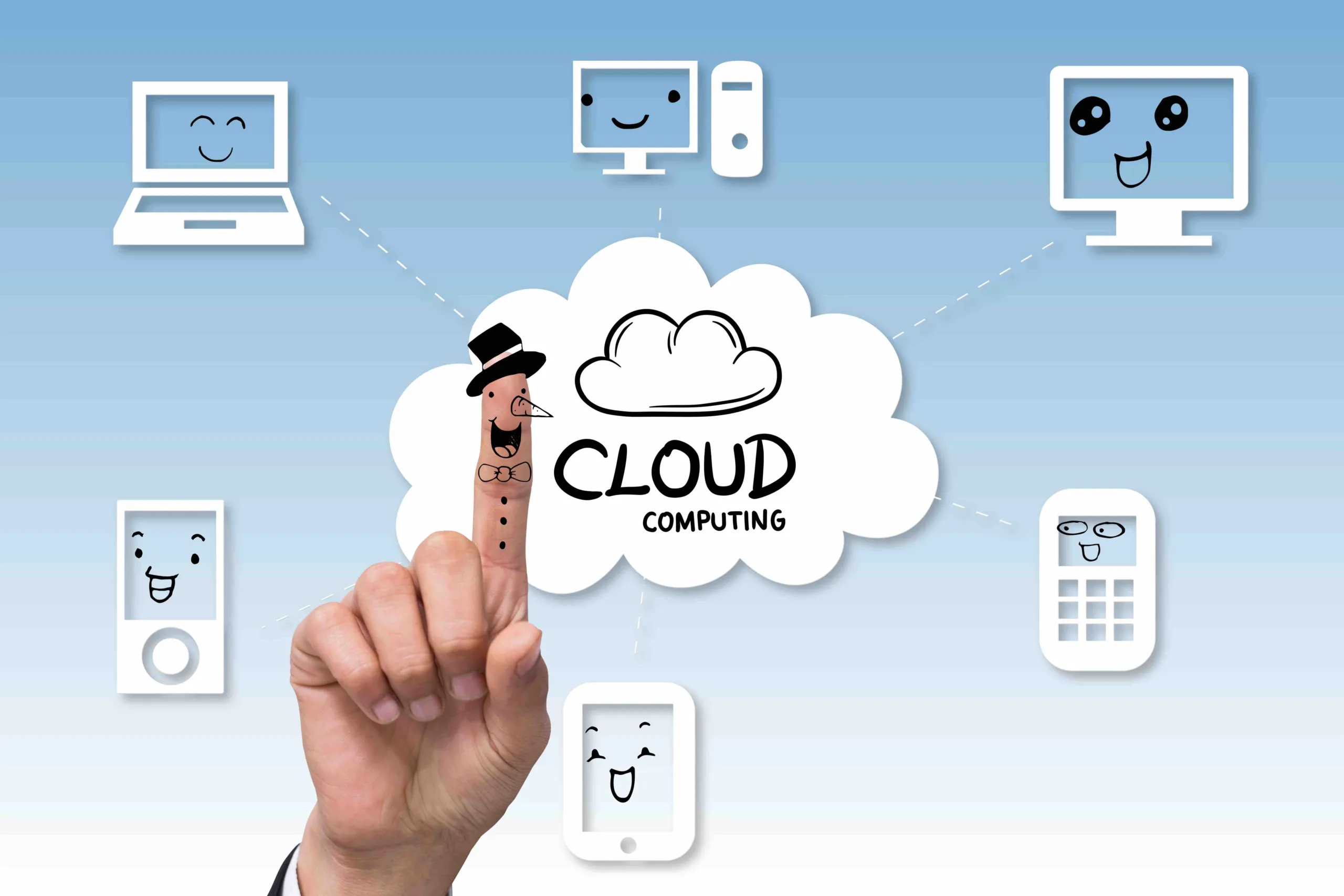 elegant-finger-with-computer-drawings-compressed Cloud computing