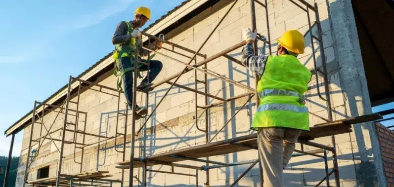 matériel travaux en hauteur échafaudage