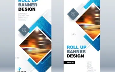 Quels sont les avantages des roll-ups double face pour une visibilité accrue ?
