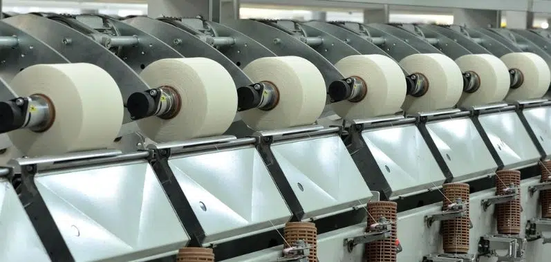 Production de bobines dans une usine