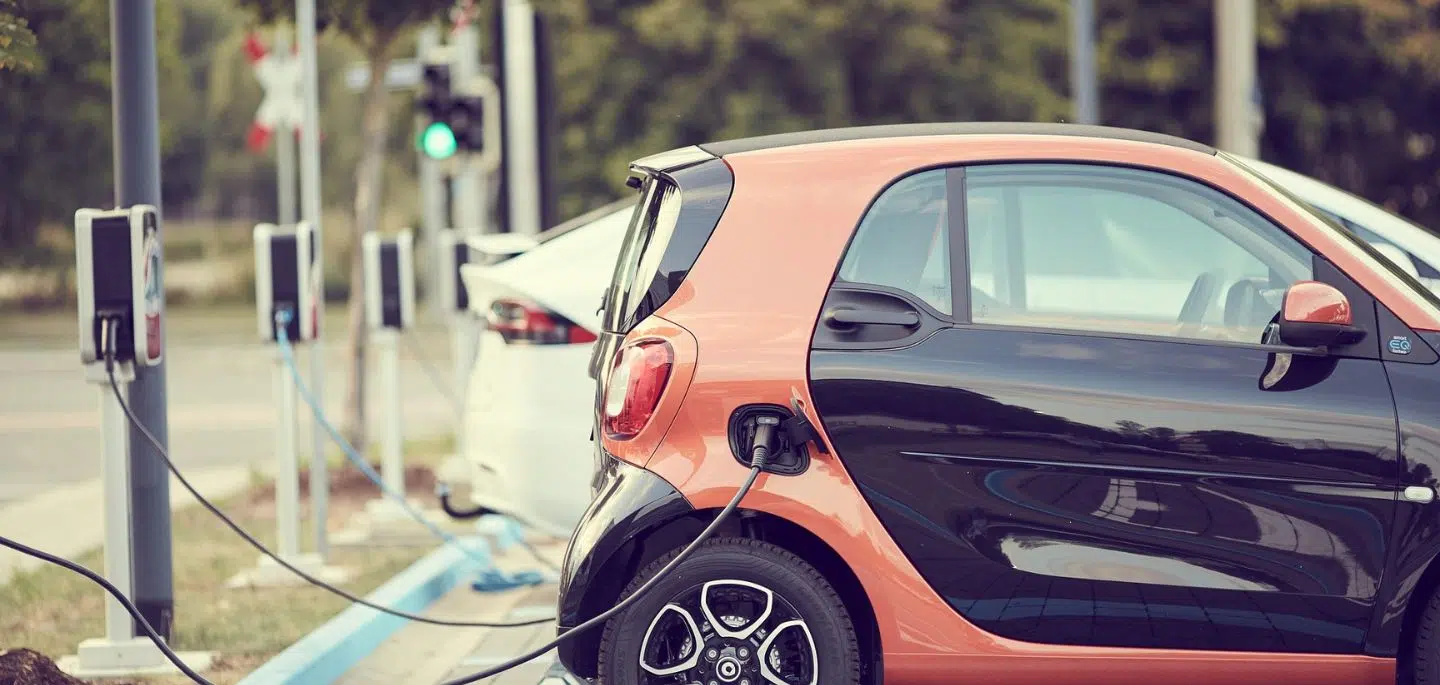 Voiture électrique d'un constructeur automobile