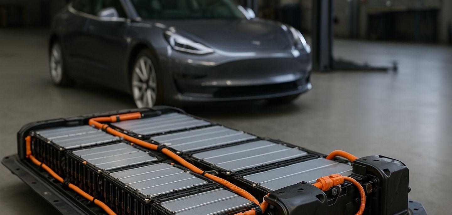 Batterie d'une voiture électrique