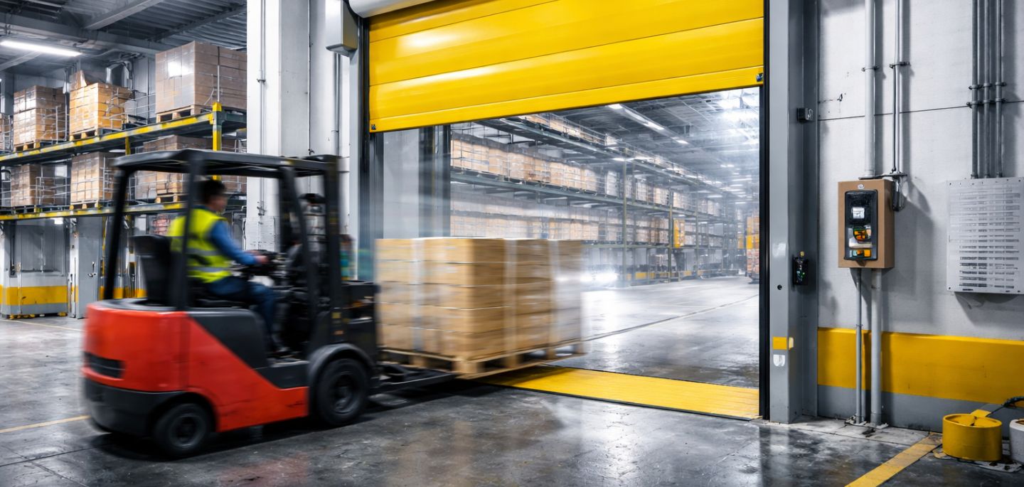 Portes rapides souples : la solution sécurisée pour vos environnements industriels